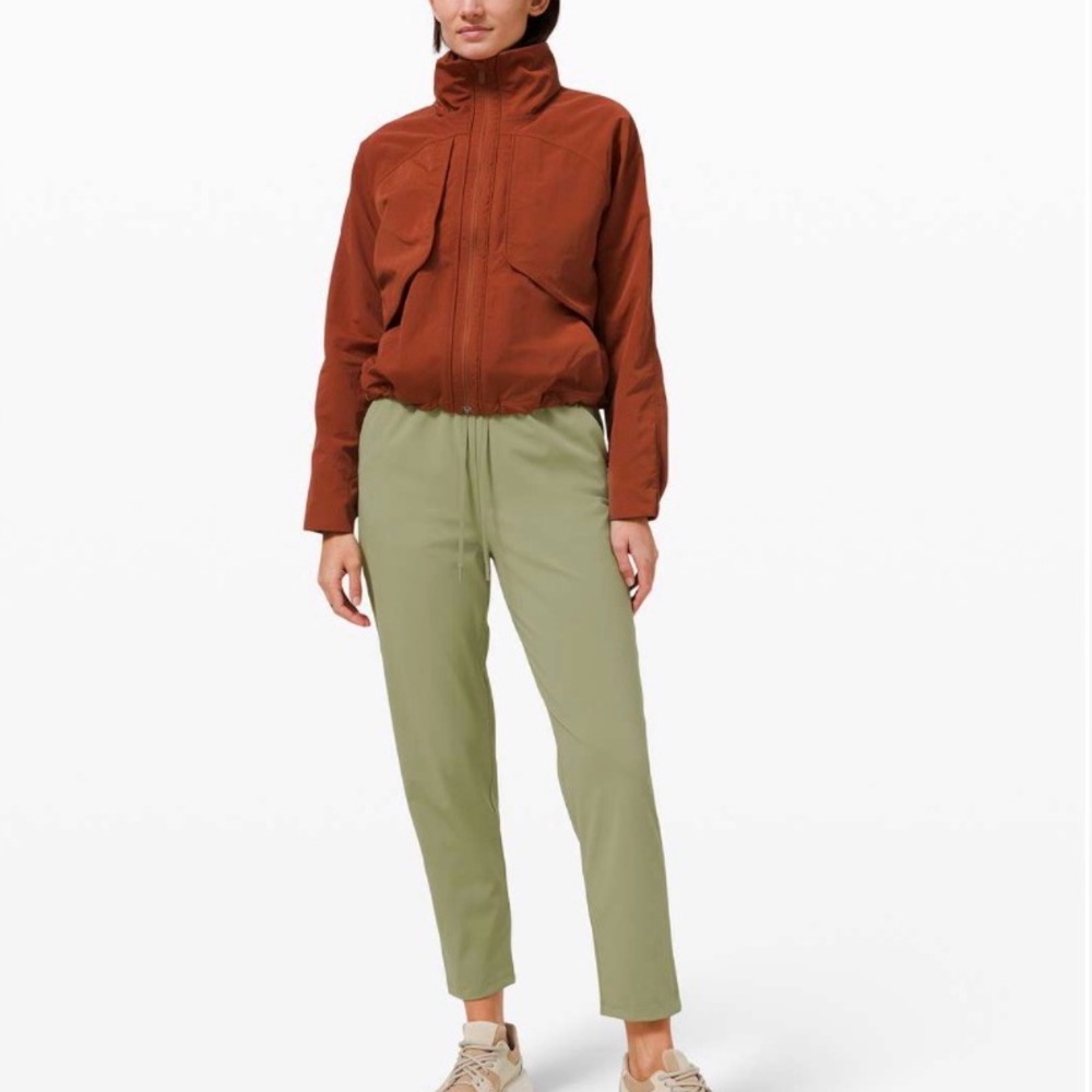 Lululemon Athletica Keep Moving 7/8 Highrise Rosemary Green Pants